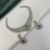 Dhaneira's American diamond necklace