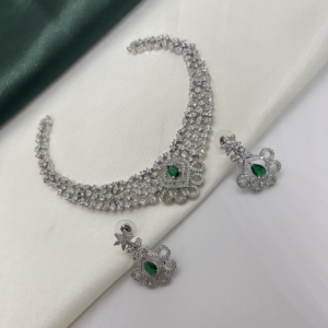 Dhaneira's American diamond necklace