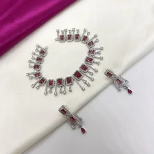 dhaneira's american diamond necklace