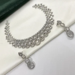 dhaneira's american diamond necklace