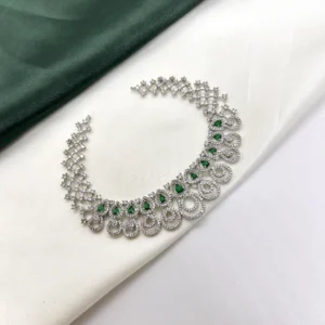 dhaneira's american diamond necklace