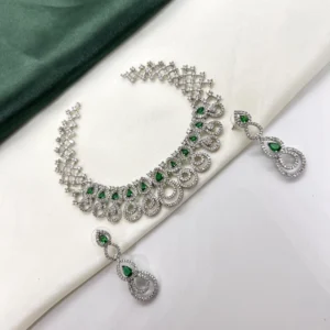 dhaneira's american diamond necklace