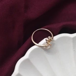 dhaneira’s gold tone ring