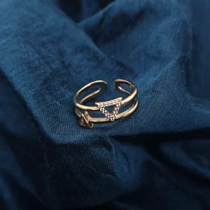 dhaneira’s gold tone ring