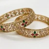 dhaneira’s gold plated bangles