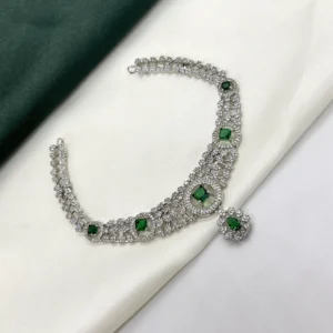dhaneira's american diamond necklace