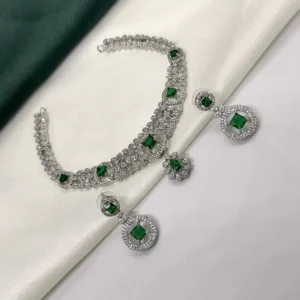 dhaneira's american diamond necklace