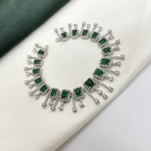 dhaneira's american diamond necklace