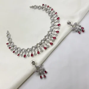 dhaneira's american diamond necklace