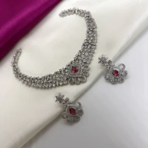 dhaneira’s american diamond necklace