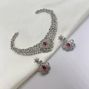 dhaneira’s american diamond necklace