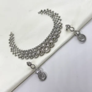 dhaneira's american diamond necklace