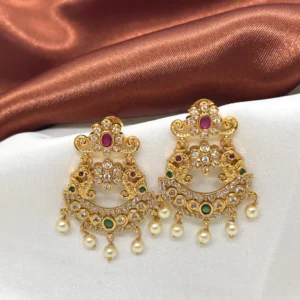 dhaneira’s gold coated jhumka