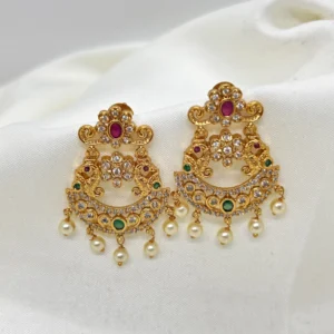dhaneira’s gold coated jhumka