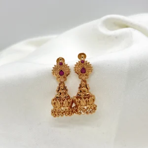 dhaneira's gold plated earrings