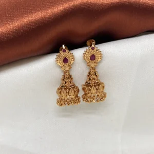 dhaneira's gold plated earrings