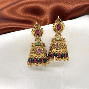 dhaneira’s gold plated earrings
