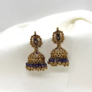 dhaneira's gold plated earrings