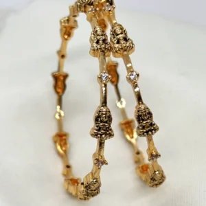 dhaneira’s gold plated bangles