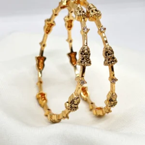 dhaneira’s gold plated bangles