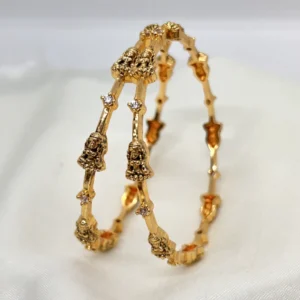 dhaneira’s gold plated bangles