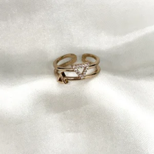 dhaneira’s gold tone ring