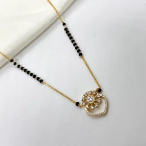 dhaneira gold plated mangalsutra
