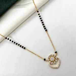 dhaneira gold plated mangalsutra